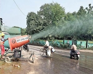 DMRC plans to install more anti-smog guns to curb pollution at its sites