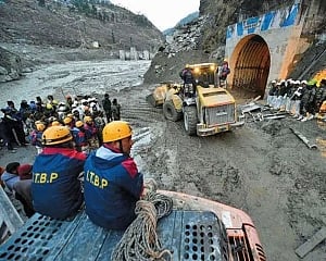 Drilling operation launched at Tapovan tunnel to rescue trapped workers
