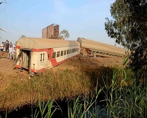 Egypt says 11 killed in train crash north of Cairo