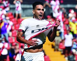 Falcao scores in debut as Rayo beats Getafe 3-0