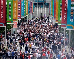 Fans break into scuffle after Euro 2020 final