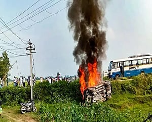 Farmer killed in Lakhimpur violence cremated after second autopsy