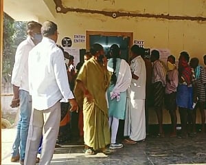 First phase of AP Panchayat elections underway