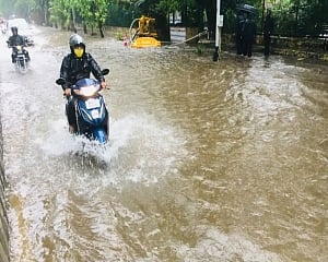 Heavy rains in parts of Mumbai; local train services hit due to water-logging
