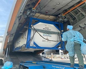 IAF airlifts 3 oxygen containers from Singapore to Panagarh in Bengal