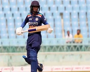 India struggle to 188 all out despite Mithali's unbeaten 79