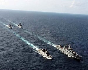 Indian, US forces joint drill witnesses high-tempo naval ops