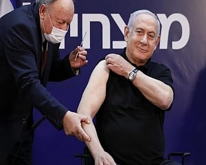 Israeli PM gets second dose of COVID-19 shot