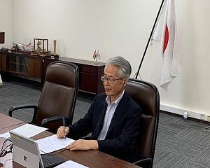 Japanese Ambassador to India visits oxygen generation plant in Meghalaya
