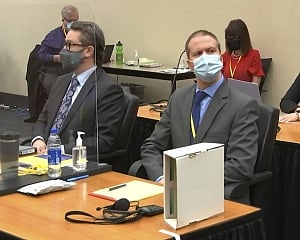 Jurors shown video at ex-officer's trial in Floyd's death