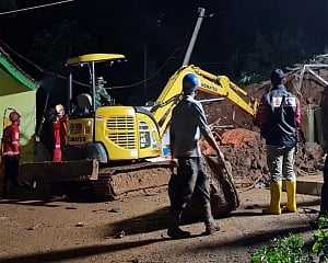 Landslides in Indonesia leave at least 11 dead