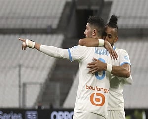 Marseille beats Dijon to stay on track for Europa League