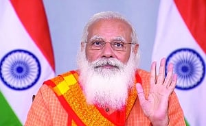 Modi chokes while talking of Covid deaths