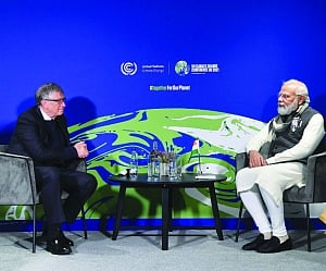 Modi meets Gates, discusses climate change, vax research