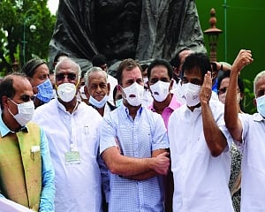 My phones tapped, IB people tell me: Rahul
