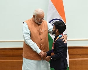 Nagar's feat has brought smiles on faces of every Indian: PM Modi