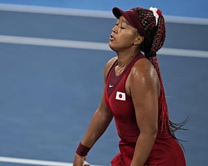 Naomi Osaka eliminated from Tokyo Olympics tennis tournament