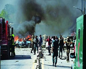Official: 1 killed, 6 wounded as Taliban break up protest
