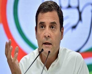 Only courageous people are welcome in Congress: Rahul Gandhi