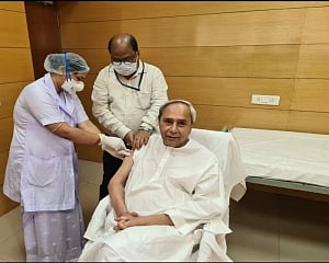 Patnaik receives first jab of Covaxin