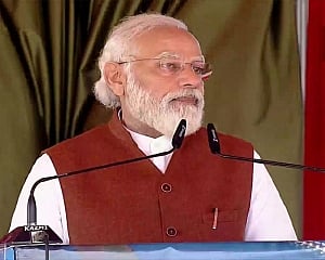 PM Modi inaugurates Saryu canal project in UP's Balrampur