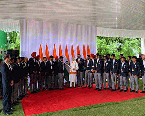 PM Modi meets Tokyo Olympics contingent over breakfast