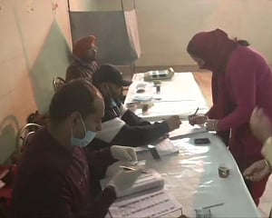 Polling underway for civic body elections in Punjab