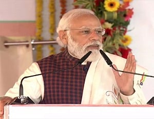 Poor law & order caused exodus of people from UP earlier, now mafia properties being razed: PM
