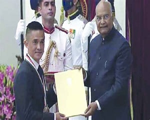 Primary reason why I got Khel Ratna is playing for 19 years: Chhetri