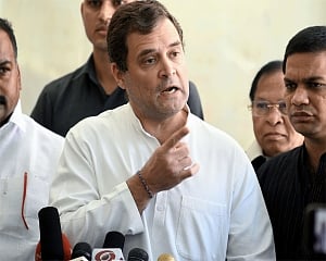 Rahul Gandhi attacks govt over fuel price hike
