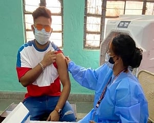 Rishabh Pant gets first dose of COVID-19 vaccine