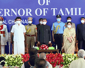 RN Ravi sworn-in as Governor of Tamil Nadu