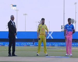 RR win toss, opt to bowl against CSK