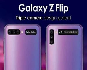 Samsung patents Galaxy Z Flip's design with dual punch-hole camera