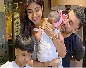 Shilpa Shetty's husband, children test positive for COVID-19