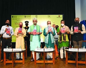 The launch of Jammu and Kashmir : The Wounded Paradise