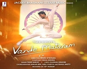 Tiger Shroff presents motion poster of his second Hindi song 'Vande Mataram'