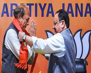 Trivedi joins BJP;  right man in right  party now: Nadda