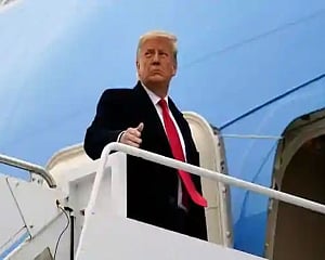 Trump leaves White House, skips Biden's inauguration ceremony