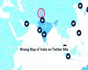 Twitter carries distorted map of India, removes it after backlash