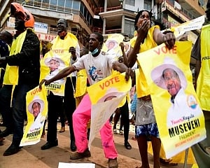 Uganda says president wins 6th term as vote-rigging alleged