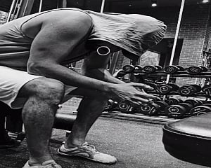 Vicky sprinkles monochrome magic with gym picture