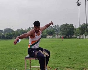 Yogesh Kathuniya wins silver in men's discus throw F56 event