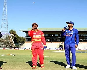 1st ODI: India win toss, opt to bowl against Zimbabwe