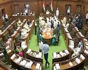 2 BJP MLAs marshalled out of Delhi Assembly for the day