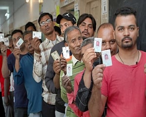 48.48 pc voting till 3 pm in first phase of Gujarat Assembly elections
