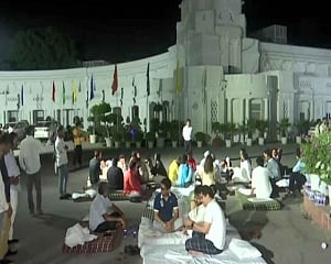 BJP MLAs to continue overnight protest at Delhi Assembly