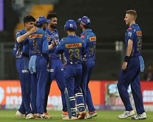 CSK all out for 97 all out against Mumbai Indians