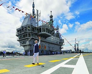 Desi aircraft-carrier Vikrant puts India in naval elite club