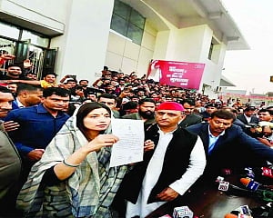 Dimple charms MSY’s bastion; BJP captures Azam’s citadel Rampur